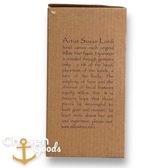 Thank You Angel Willow Tree Figurine With Box “Just For You” Wire Sculpture OB - Picture 5 of 11